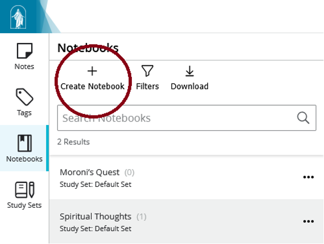 Create notebook thumbnail